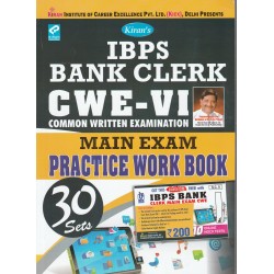 IBPS Bank Clerk - CWE  VI Main Exam Practice Work Book